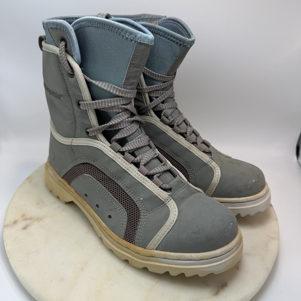Patagonia Boots Mens Green Fly Fishing Outdoors | Sz US 9